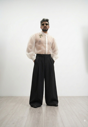The Knight Pleated Pants